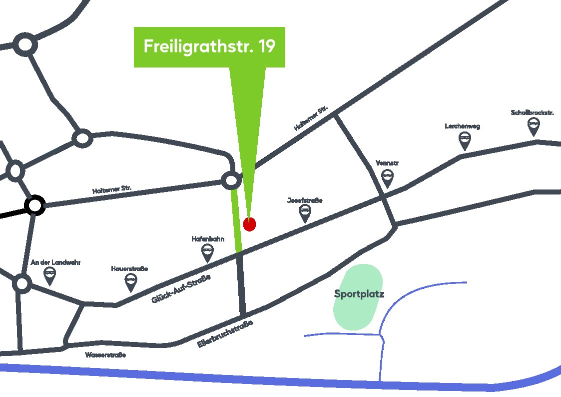 Karte Dorsten